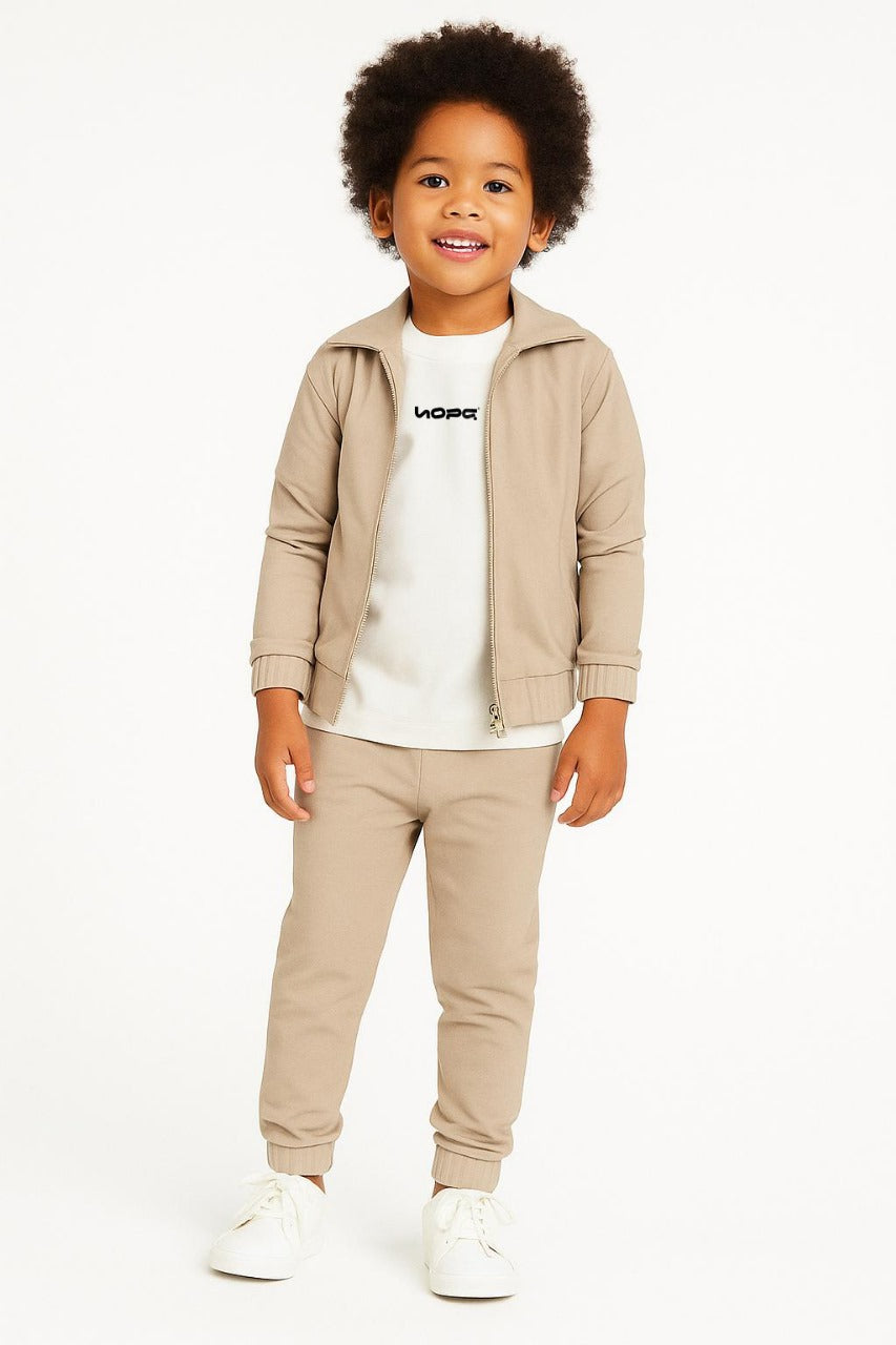 Light Beige Tech Suit