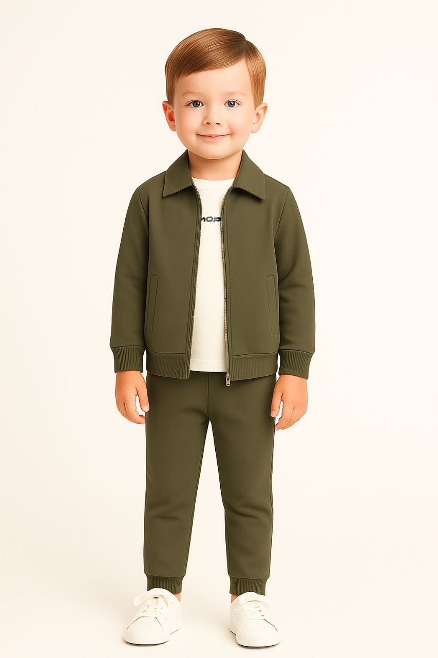 Dark Green Tech Suit